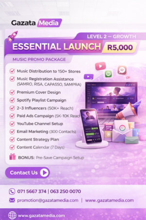 ESSENTIAL LAUNCH – Music Promotion Package